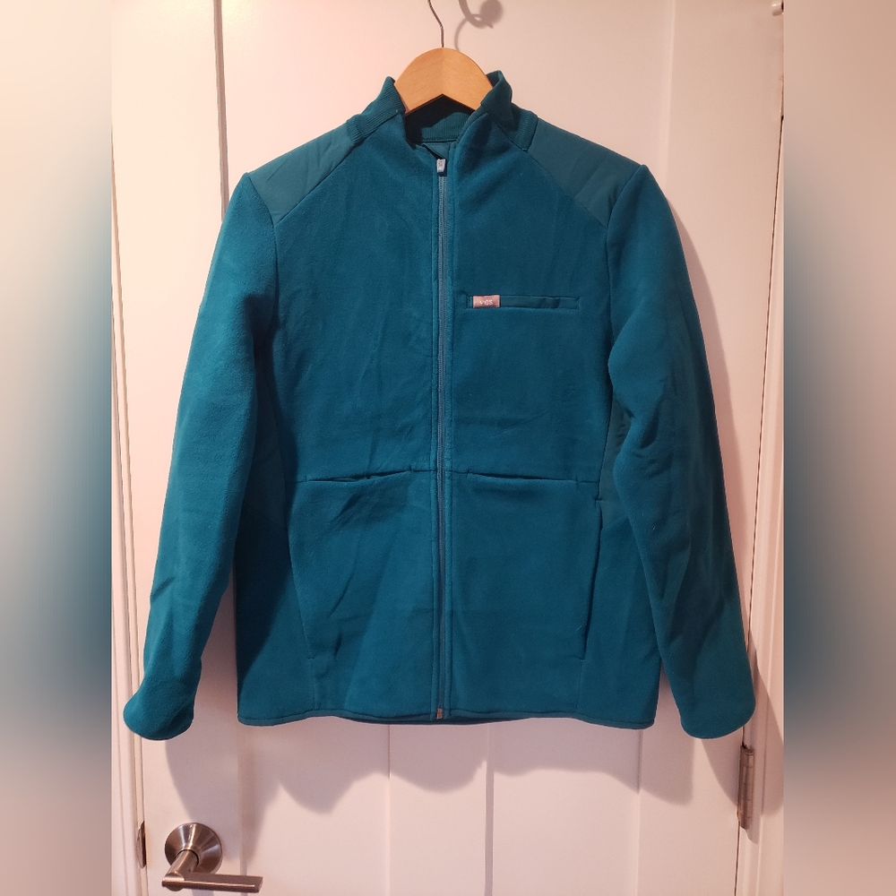 Figs, Pacific Blue, On-Shift Fleece Jacket, Medium